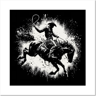 Rodeo Cowboy Rider Posters and Art